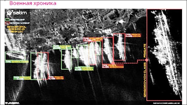 Спутниковые снимки, которые ВСУ используют против русской армии. Скрин ТГ-канала "Военная хроника"