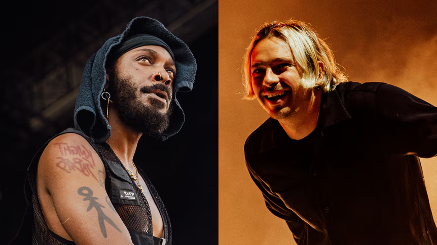 Слева - JPEGMAFIA, Справа - Flume.