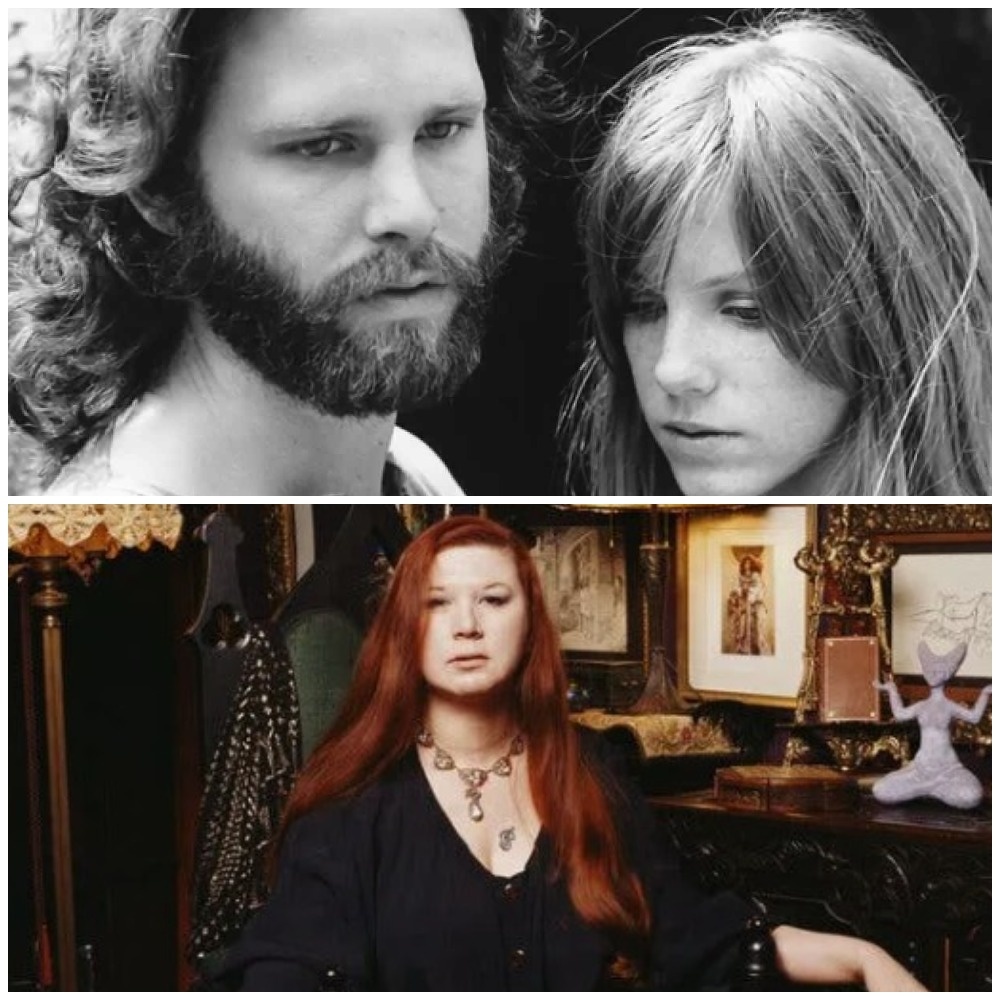 Сверху: Джим Моррисон с Памелой, которую любил всю жизнь, внизу - ведьма, от которой он с трудом отвязался