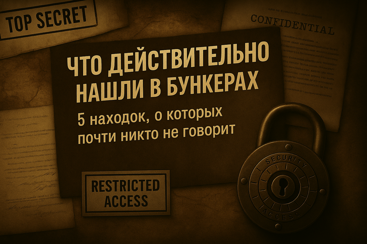 Штольня, кабели, пыльные таблички. Пять вещей, про которые обычно шепчут.