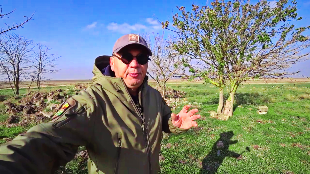 Исчезнувшее село Красновка. Сакский район Крыма. Фото автора.