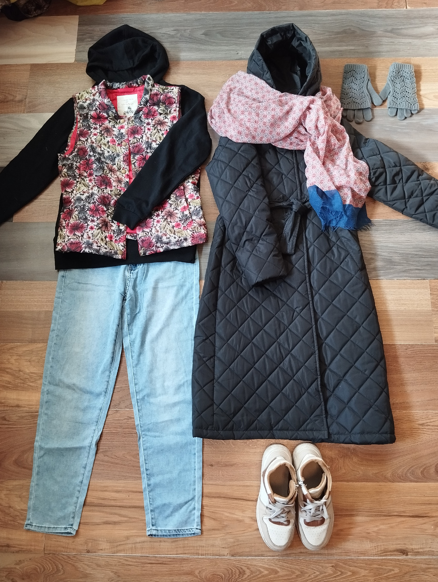 В этой одежде я планирую лететь из Новосибирска в Питер.