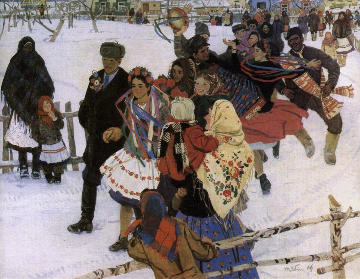 Татьяна Яблонская. «Свадьба». 1963