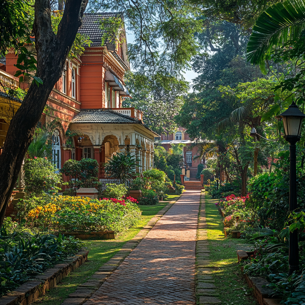 Такими были улицы Бангалора, пока Texas Instruments ещё не привезли оборудование на буйволиной повозке.