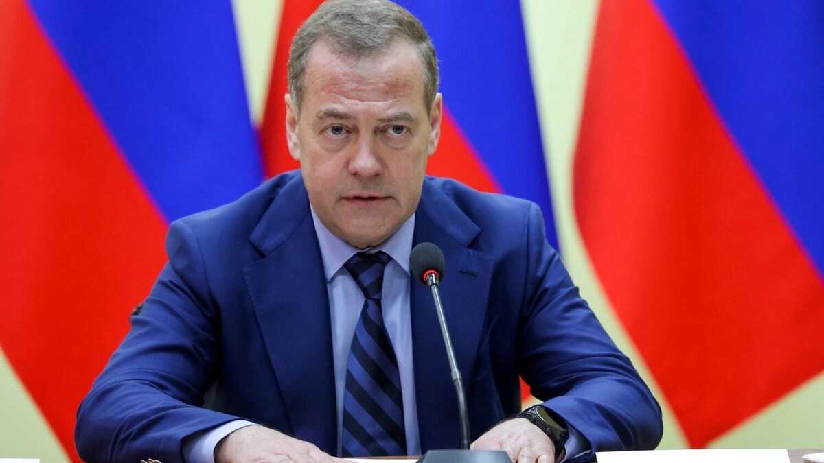 Зампред Совбеза РФ Дмитрий Медведев. Фото: Екатерина Штукина. POOL/ТАСС