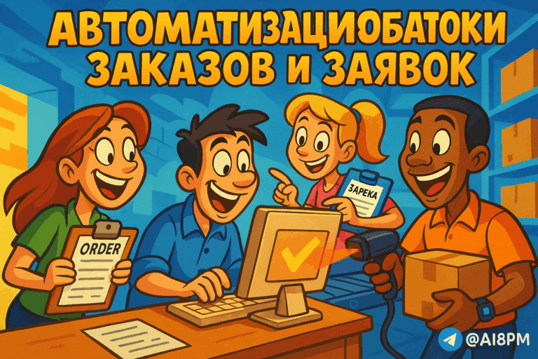    Хотите упростить обработку заказов? Узнайте, как автоматизация и AI трансформируют ваши бизнес-процессы! AI8PM