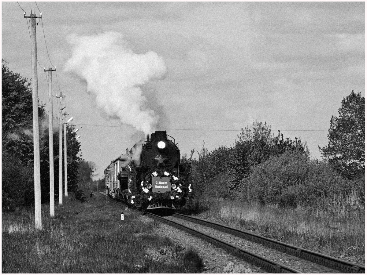 Эшелон Победы на станции Добрино. Калининградская обл. Фото: М. Рябинин `2025