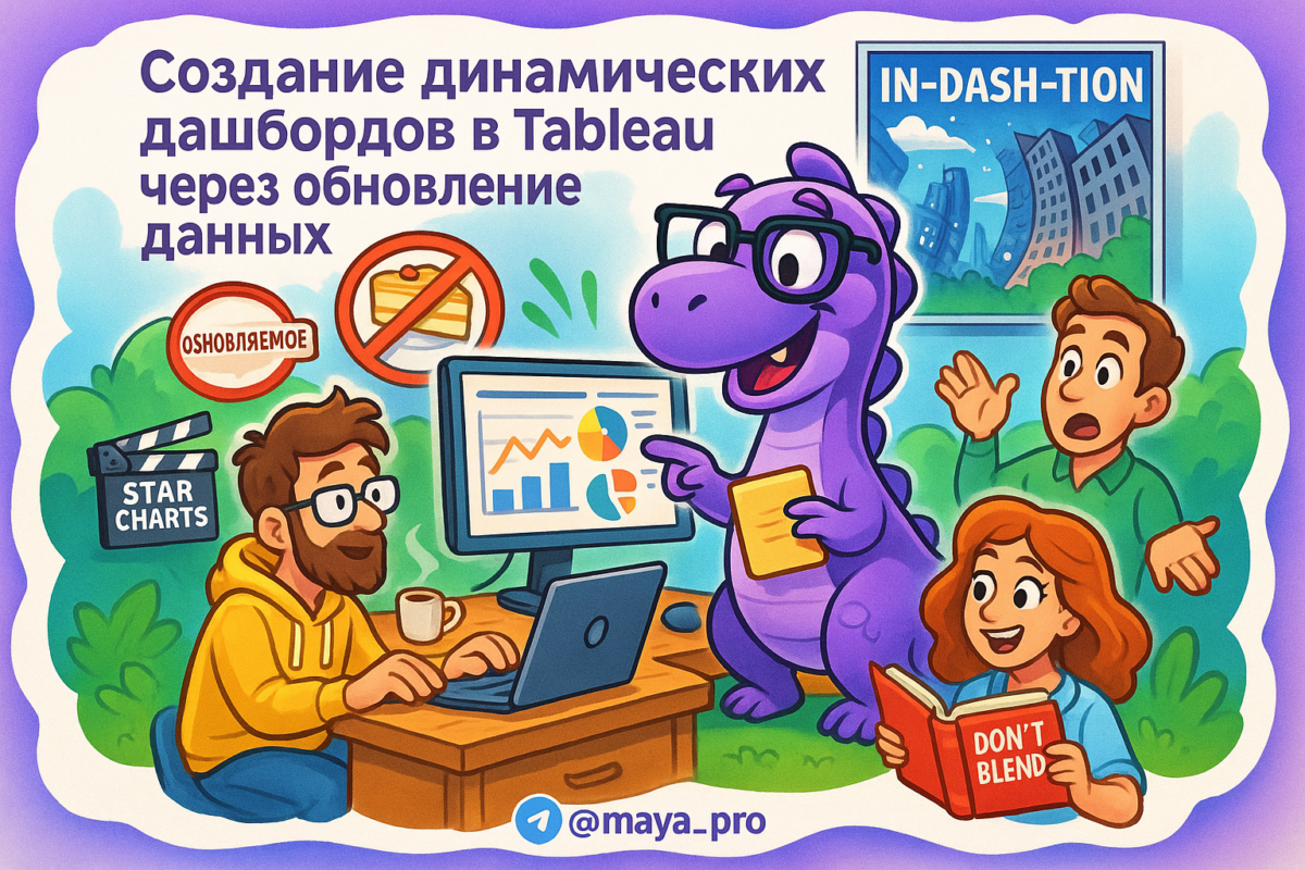    Динамические дашборды в Tableau: как Make.com спасет вас от рутинной работы и увеличит эффективность бизнеса Артур Хорошев