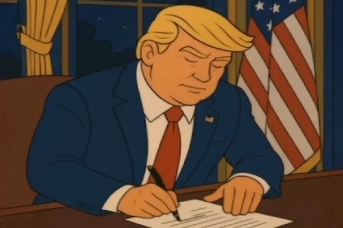    Белый дом запустил стрим на YouTube с анимированным Трампом