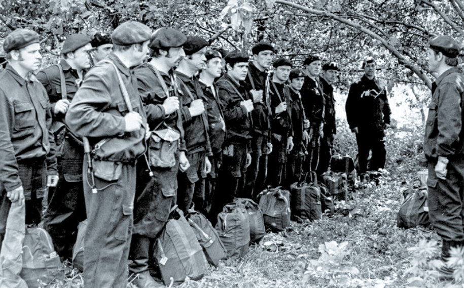 Сотрудники КГБ СССР на военно-полевых сборах, конец 70-х гг.