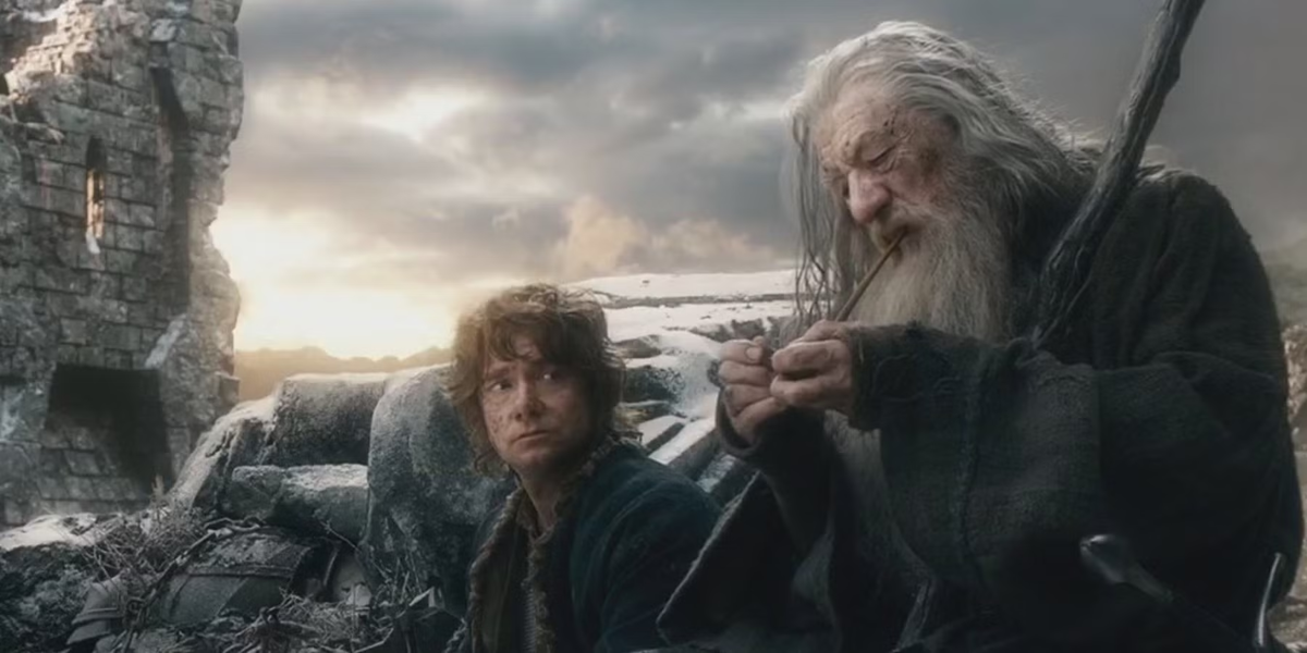 Гэндальф впервые видит кольцо у Бильбо