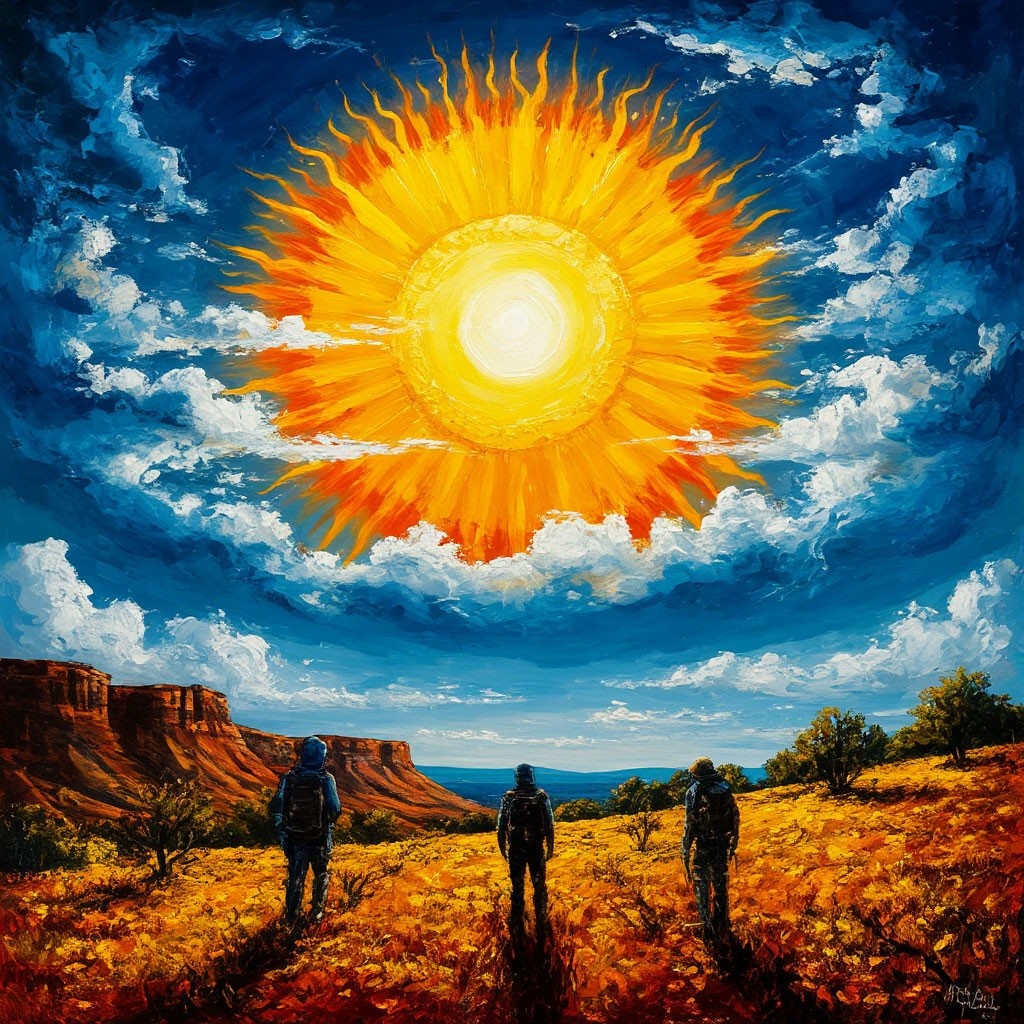 Хотя бы на картинке полюбоваться солнцем 