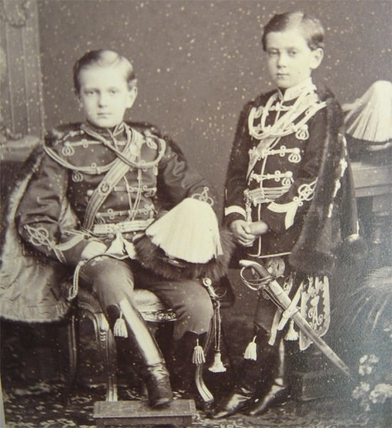 Младшие сыновья Александра II - Великие князья Павел и Сергей Александровичи