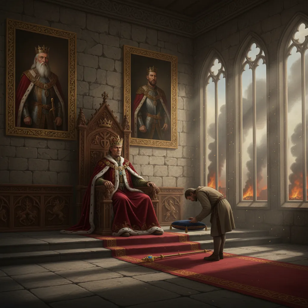 Король, его слуга и скипетр короля.