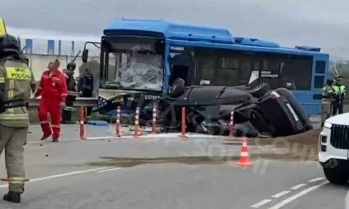    Скриншот видео t.me/dtp_sochi