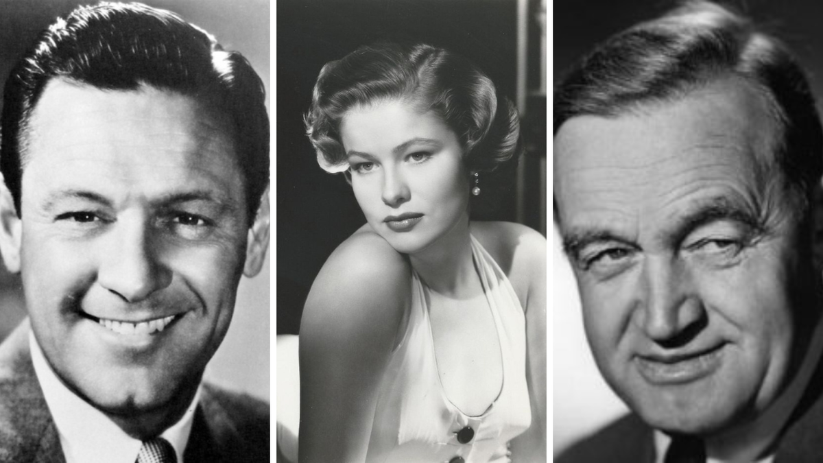 Главные герои слева на право: Уильям Холден, Нэнси Олсон, Бэрри Фицджералд