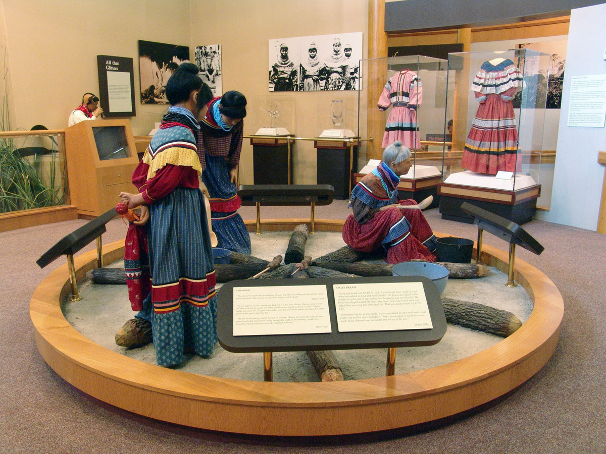 Женщины за готовкой. Из выставочного зала Аh-tah-tiki музея