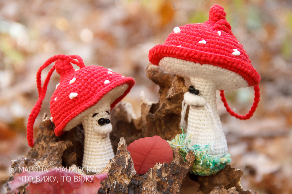 МК по вязанию этих товарищей есть на моём канале