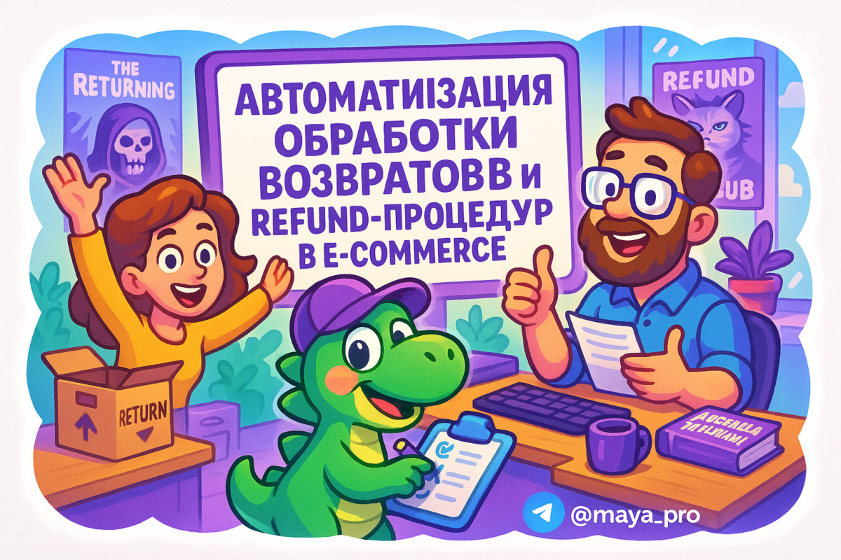    Автоматизация возвратов в e-commerce: как сделать процесс безболезненным с помощью Make.com Артур Хорошев