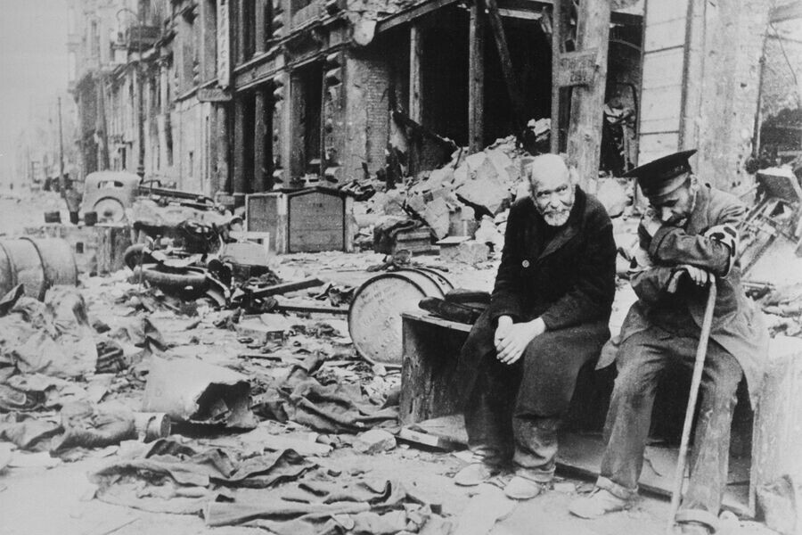 Берлинские улицы весны 1945 года.