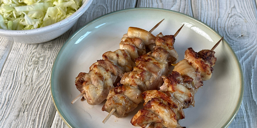 Шашлык в духовке, румяный и очень вкусный