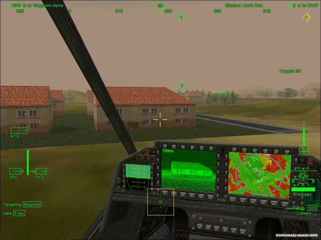 Кадр из игры Comanche 4