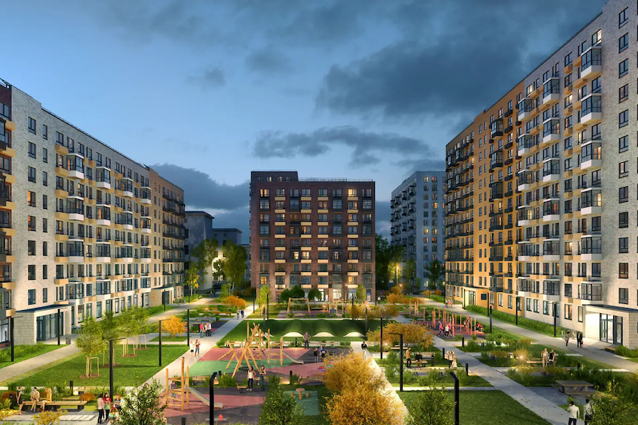 Фото района новострек в Санкт-Петербурге