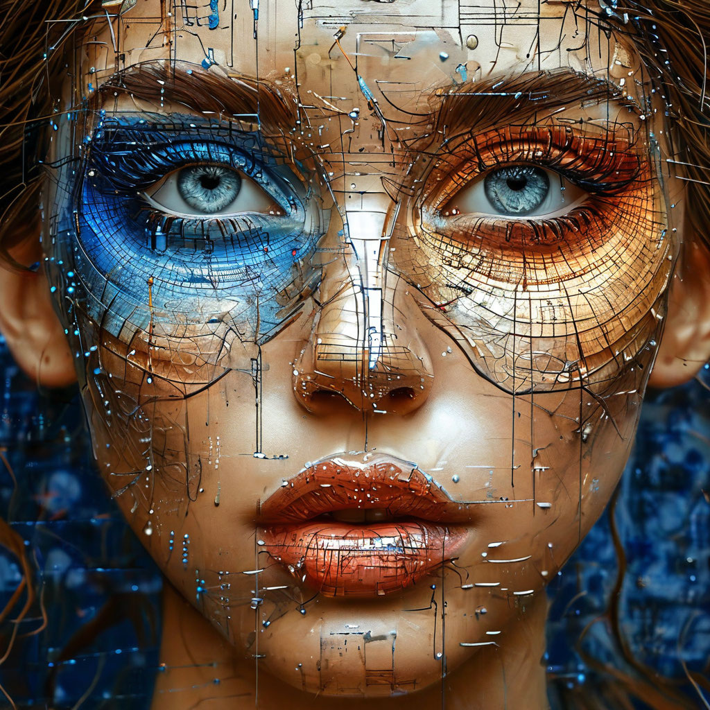 Физиогномика. Иллюстрация сгенерирована нейросетью