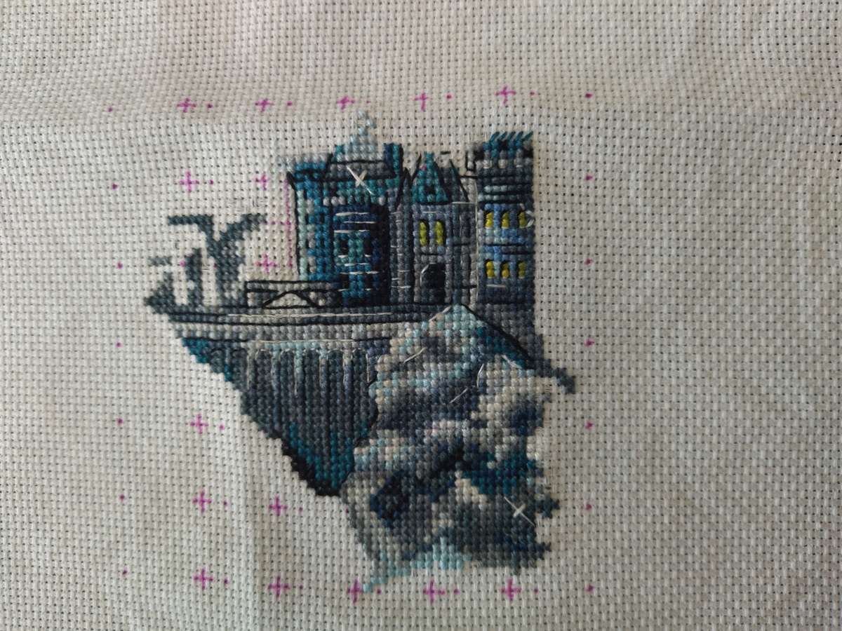 Первые крестики и стежки бэка.