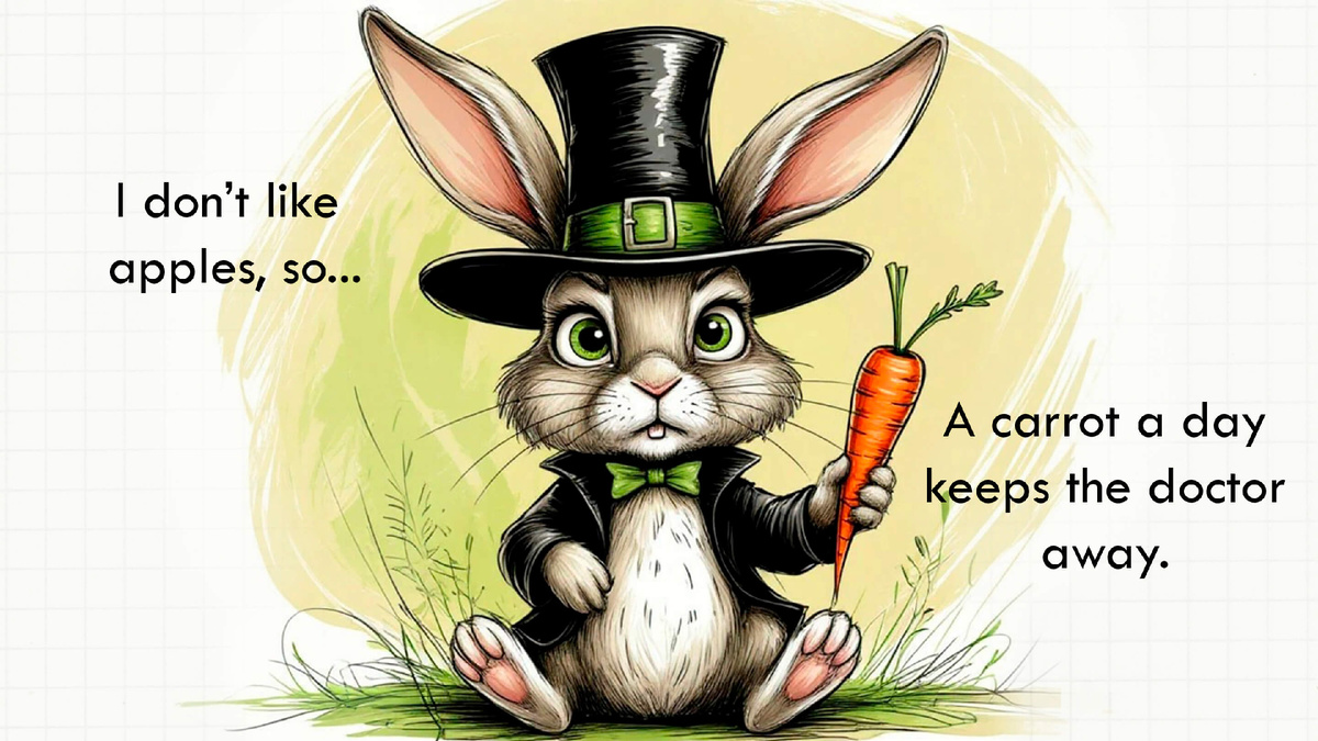 Кролик за здоровый образ жизни