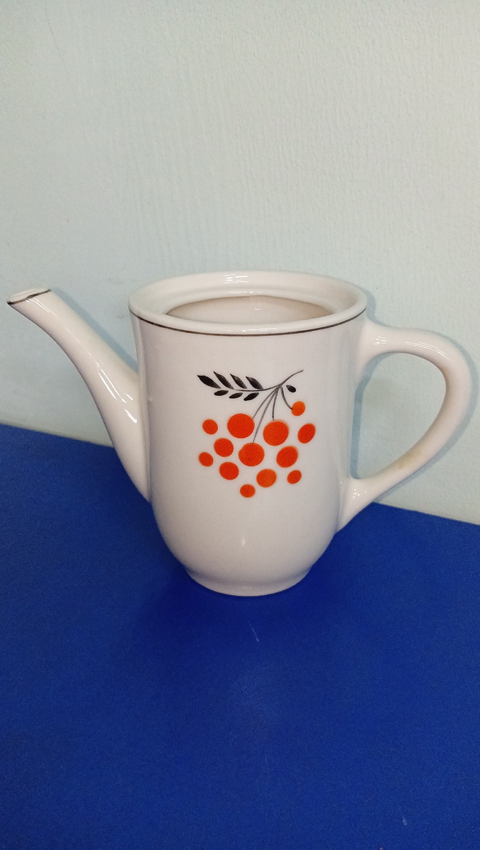 Необыкновенный гжель. Кофейник. Фото автора