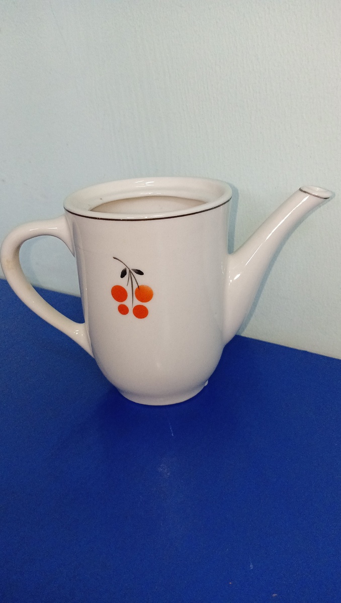 Необыкновенный гжель. Кофейник. Фото автора