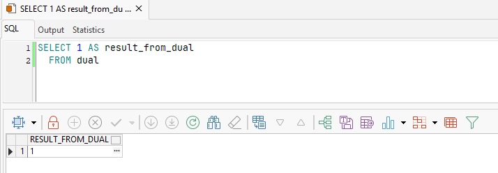 Результата выполнения (в PL/SQL Developer v16)