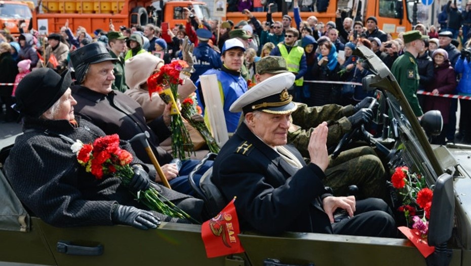    Празднование Дня Победы в Петербурге, ветераны. Автор фото: Ермохин Сергей/ДП