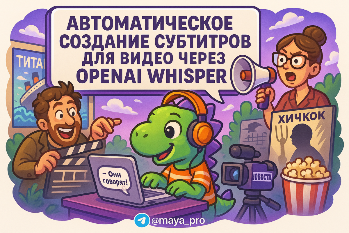    Автоматизация создания субтитров: как OpenAI Whisper и Make.com меняют правила игры в мире видео контента Артур Хорошев