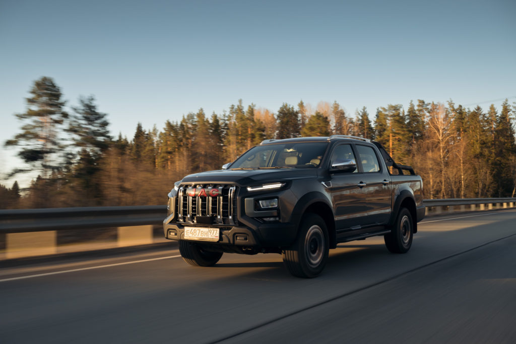 Пикап JAC T9 на основе которого будет построен JS9