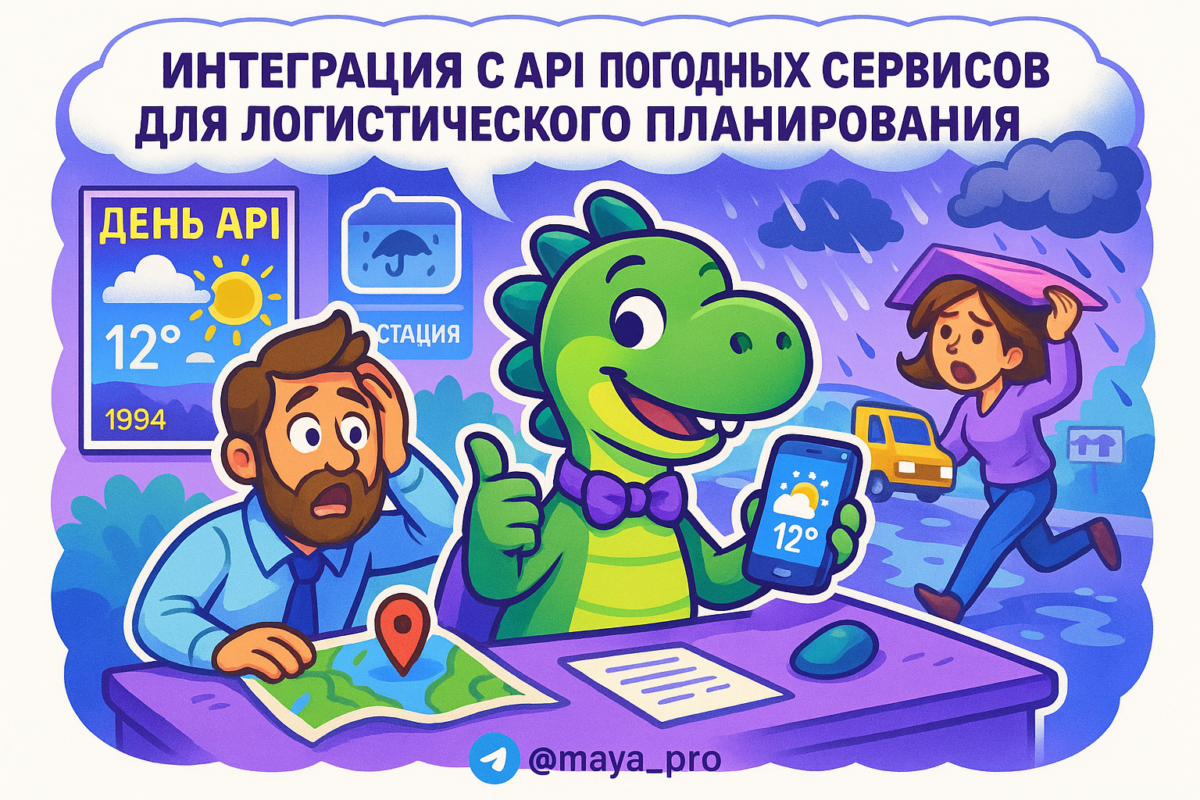    Интеграция API погоды в логистику: как избежать задержек и сэкономить до 15% затрат по шагам на Make.com Артур Хорошев