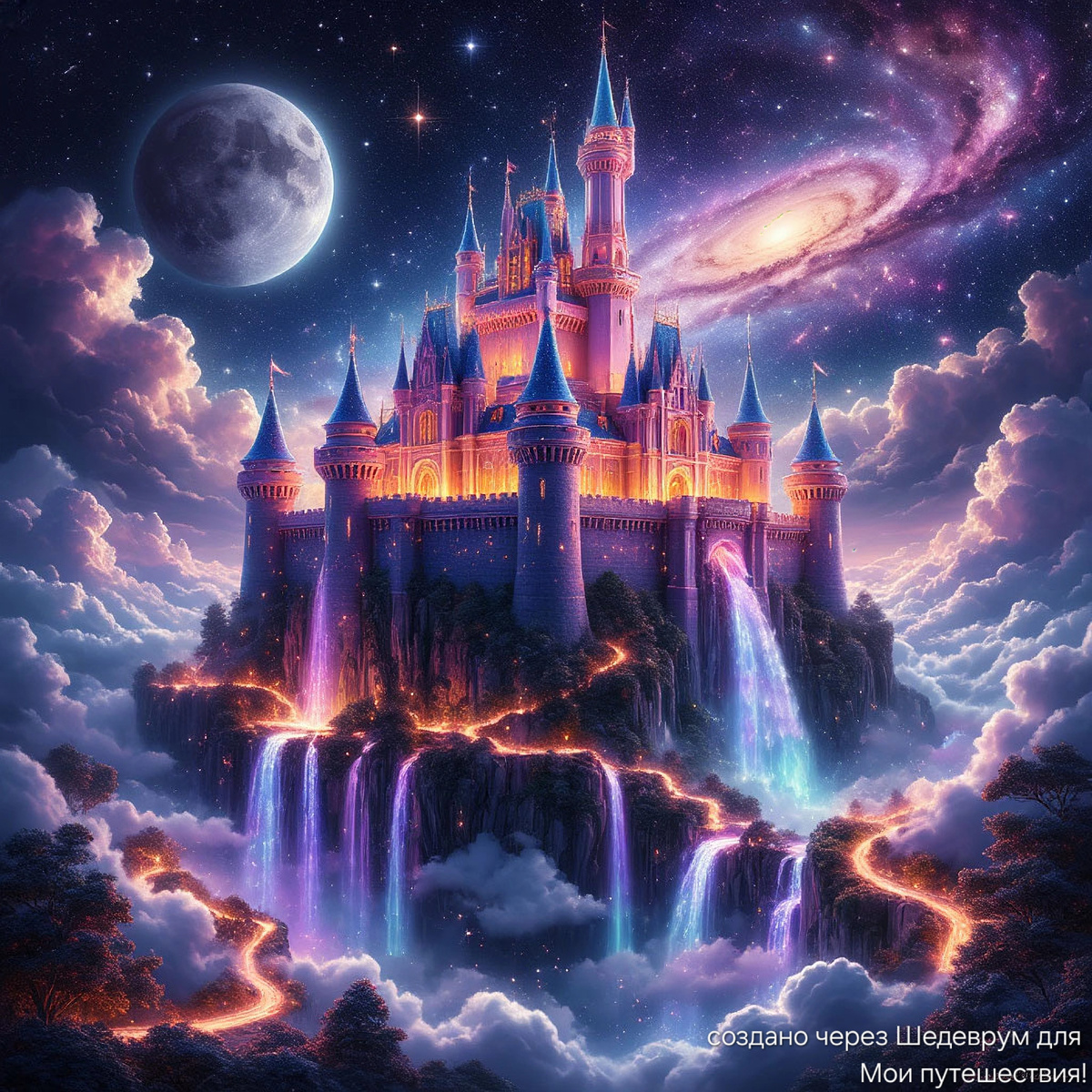 Замок парящий в облаках