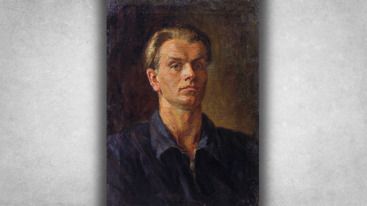 Борис Фёдорович Фёдоров - Автопортрет, 1948 г.