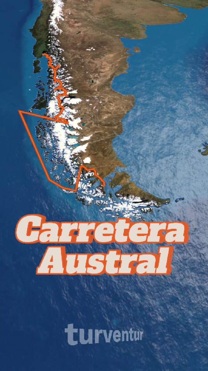 Анимация маршрута Carretera Austral