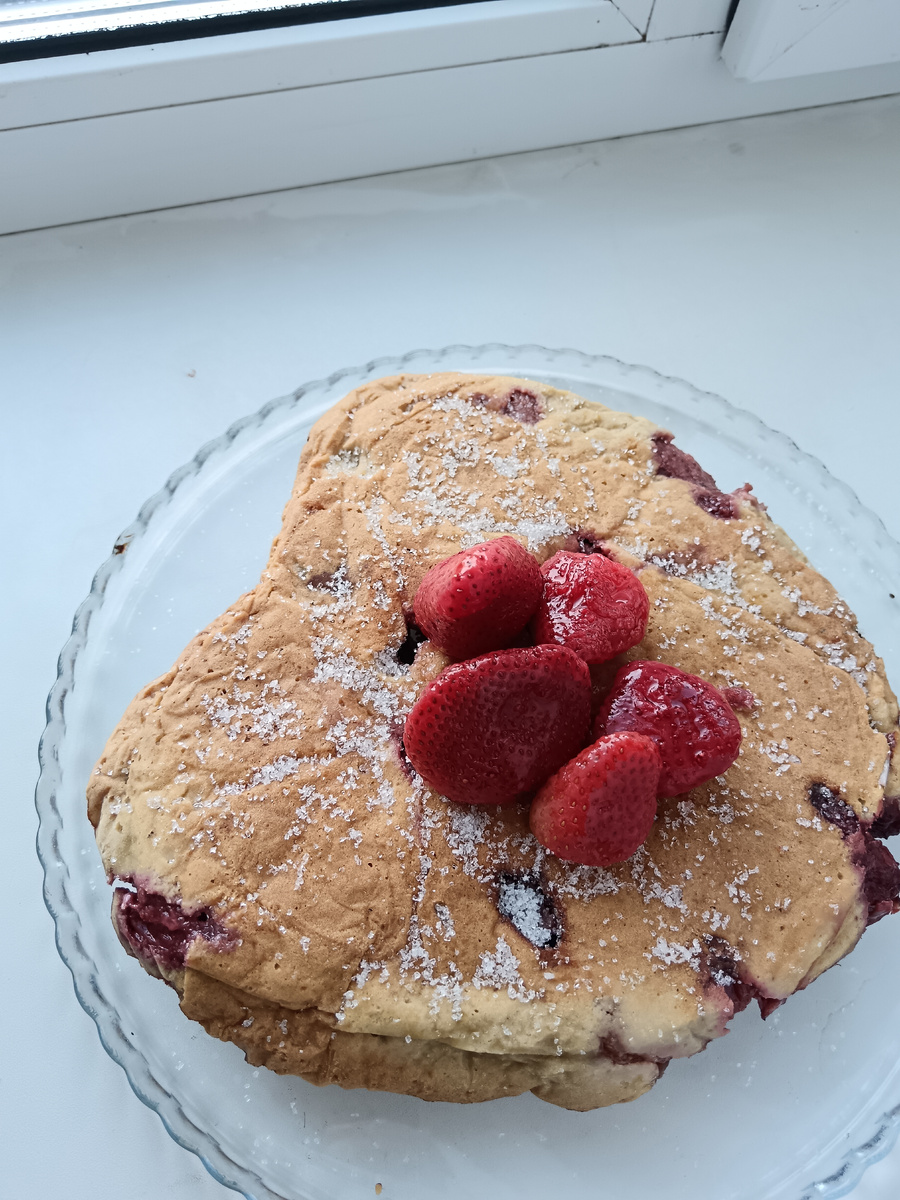 Клубничный пирог без глютена