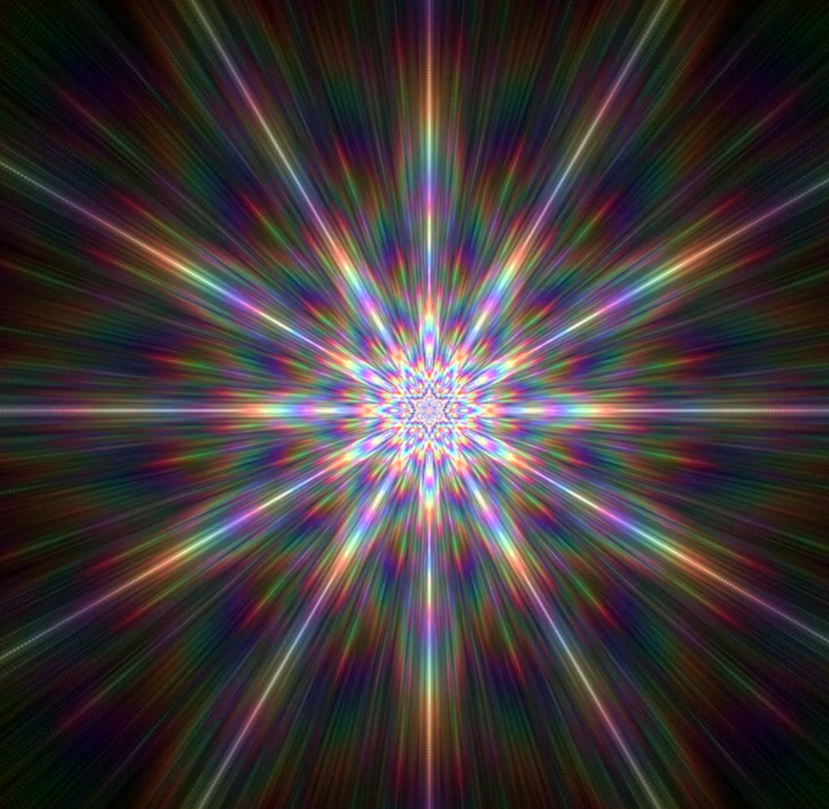 Импульс, кристализованный в узор [ниже будет ссылка на видео, из которого скриншот, - визуализация этого процесса]