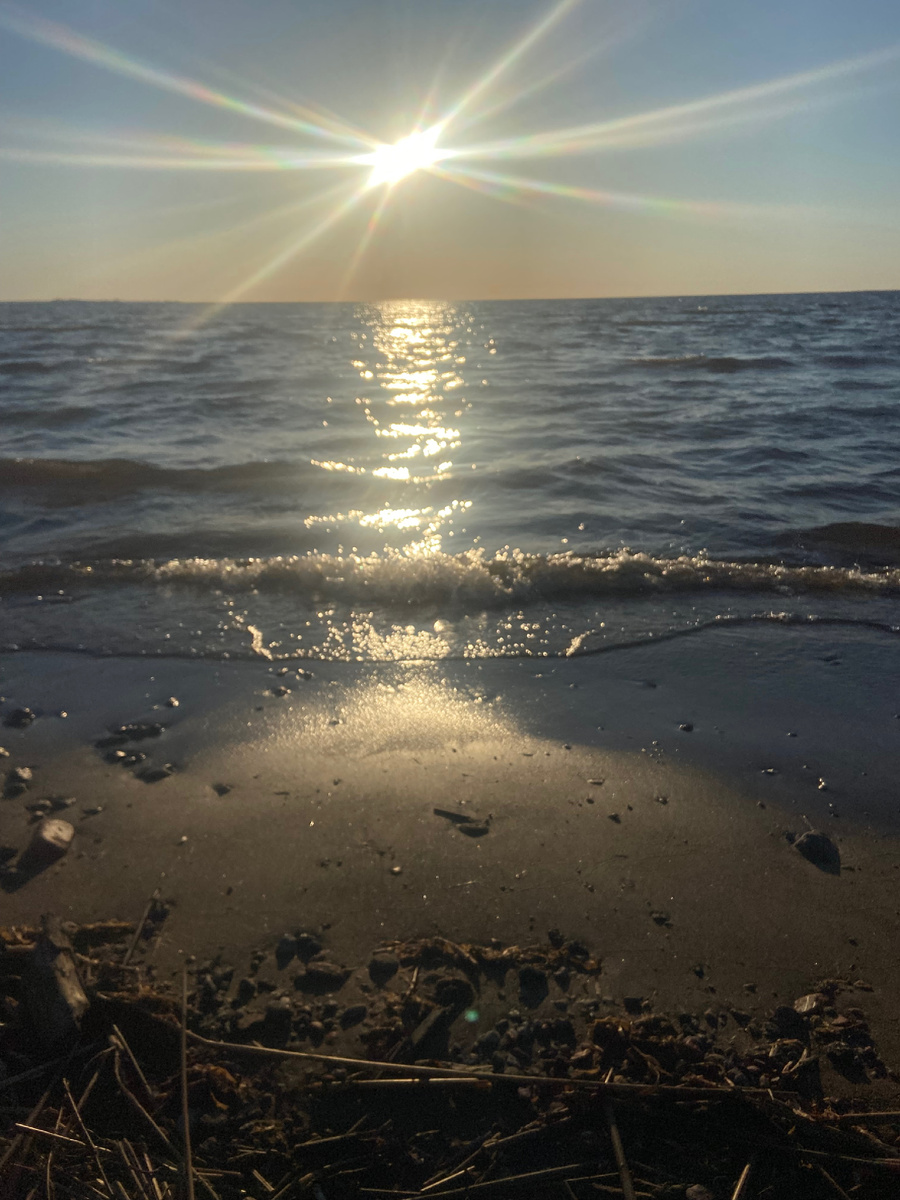 Закат на Канонерском острове