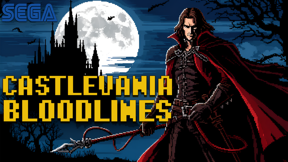 Эпичная Castlevania Bloodlines эксклюзив Сега Мега Драйв