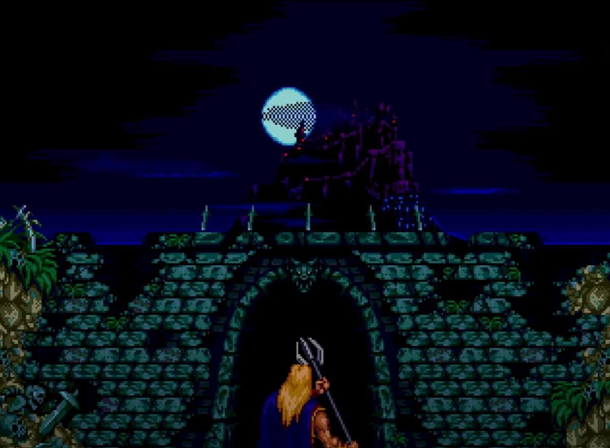 Castlevania Bloodlines Сега Мега Драйв начало пути