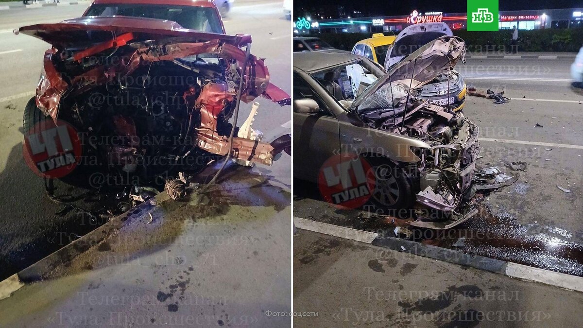    Женщина погибла в ДТП с четырьмя автомобилями в Туле