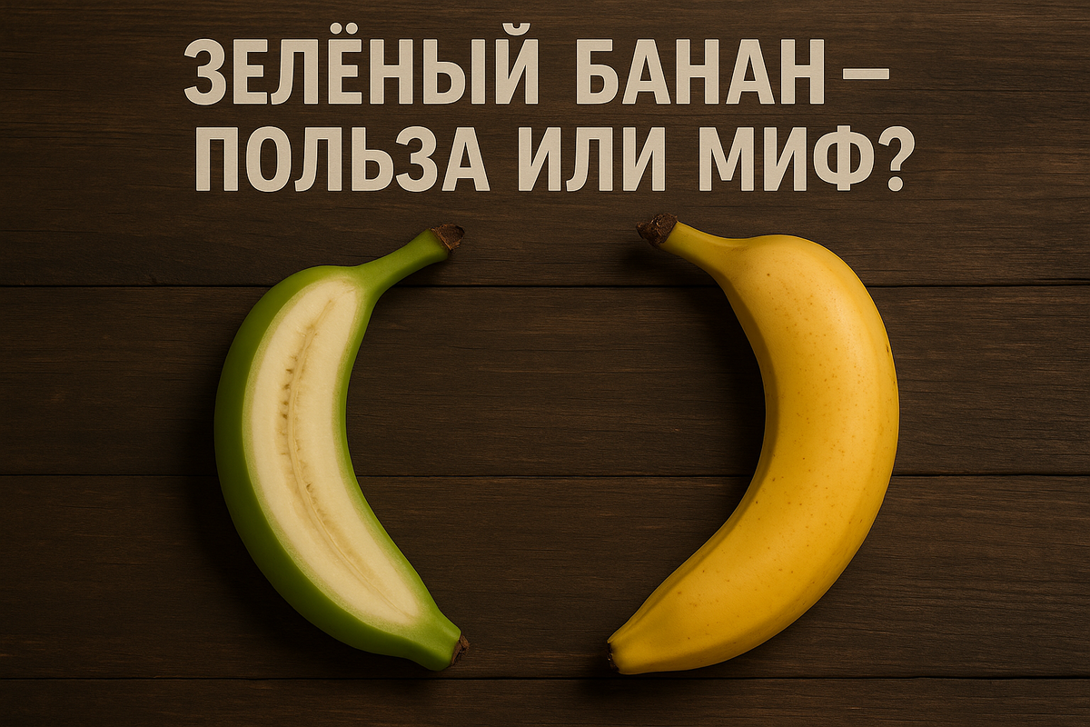 Зелёный банан - польза или миф