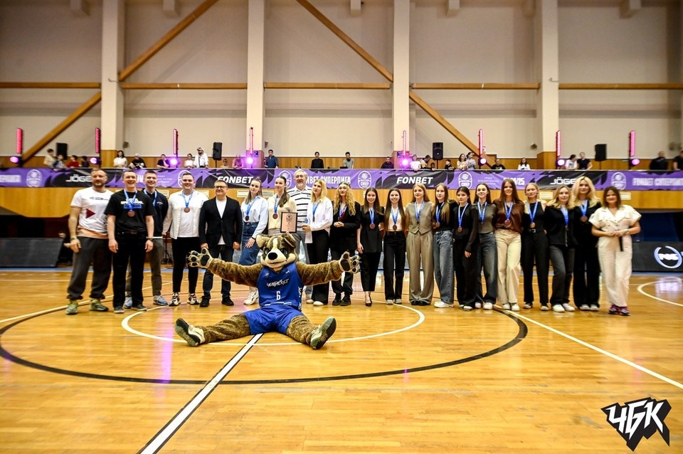    БК «Славянка-ЧКПЗ» завоевала бронзовые награды регулярного чемпионата страны в Высшей лиге. Фото БК «Славянка-ЧКПЗ»