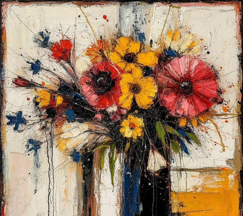 фото: просто цветы, аппликация