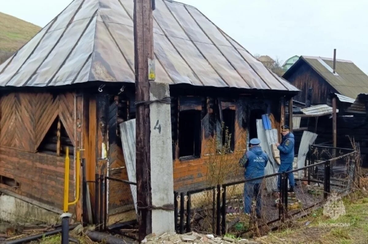   Стала известна причина пожара в Нязепетровске с четырьмя погибшими